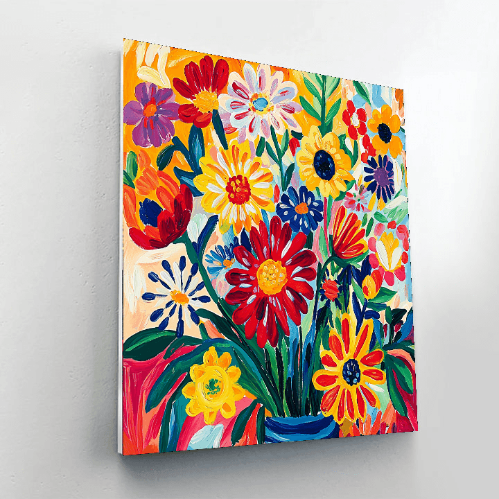 Henri Matisse Inspired Radiant Flora  Painting By Numbers Kit