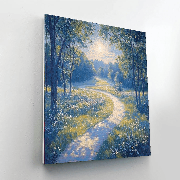 Claude Monet Inspired The Forest Path  Paint By Color