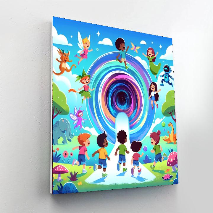 Exploring Magical Dimensions Painting By Numbers Kit