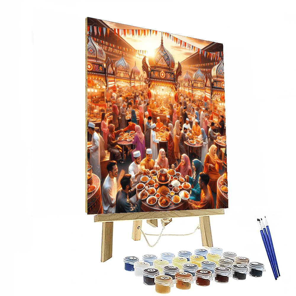 Karnival Nasi Lemak Paint By Numbers Kits