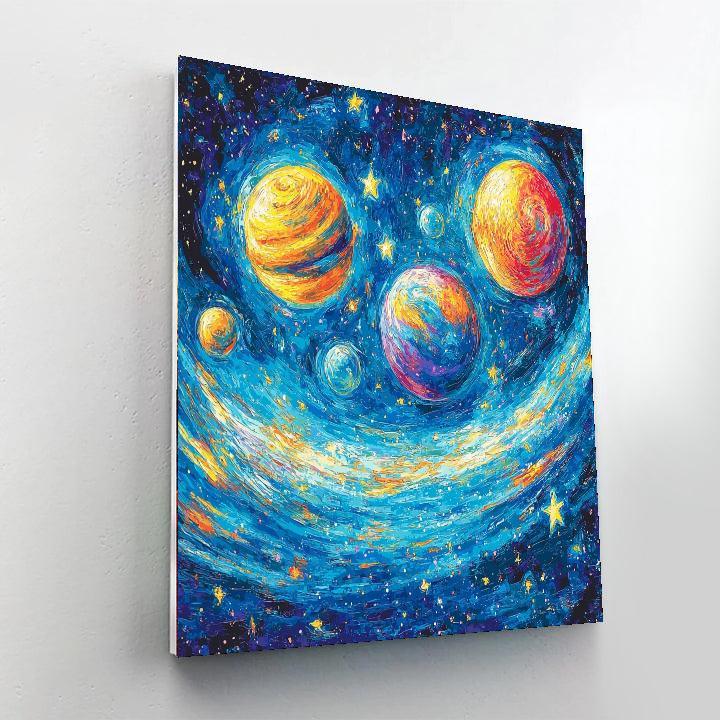 Munch Inspired Solar Symphony  Painting By Numbers Kit