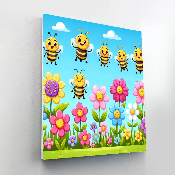 Bees' Blossom Festival Paint By Numbers Kits