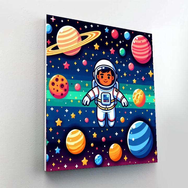 Astronaut's Space Quest Paint By Number