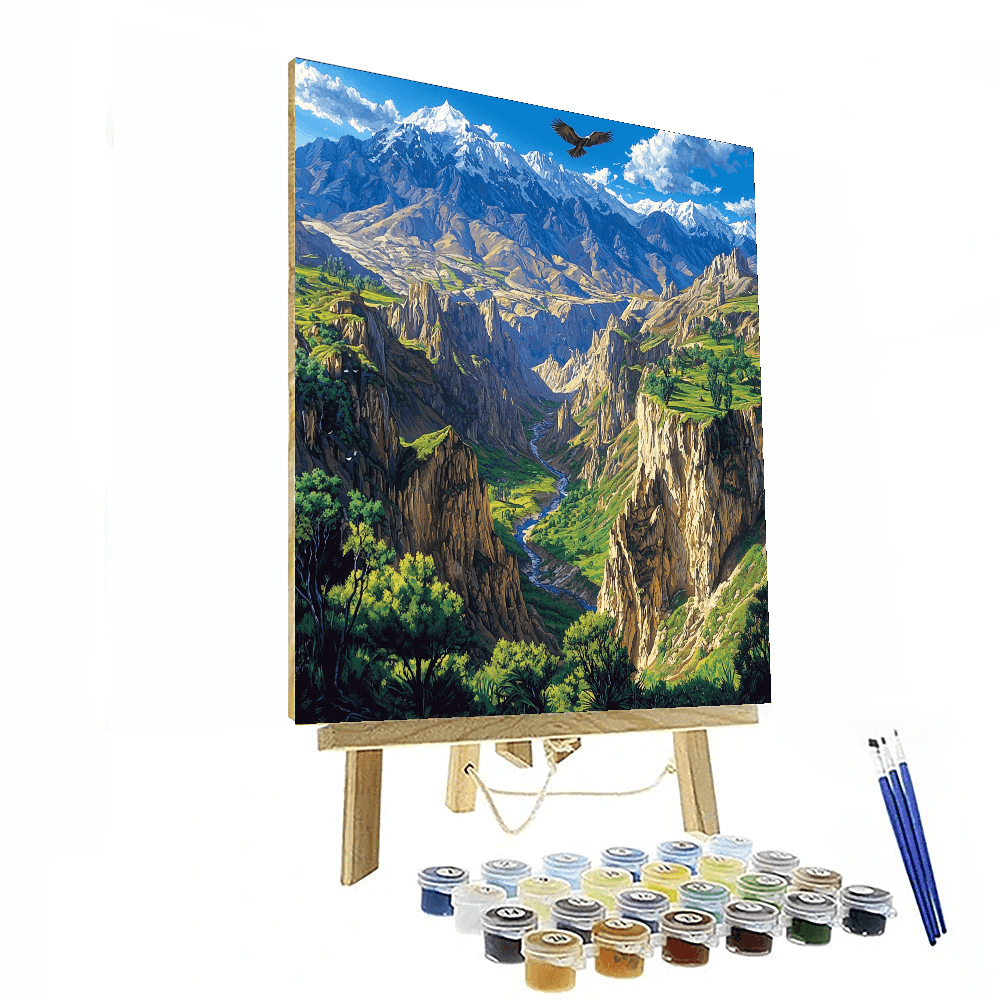 The Colca Canyon Numbered Painting Kits