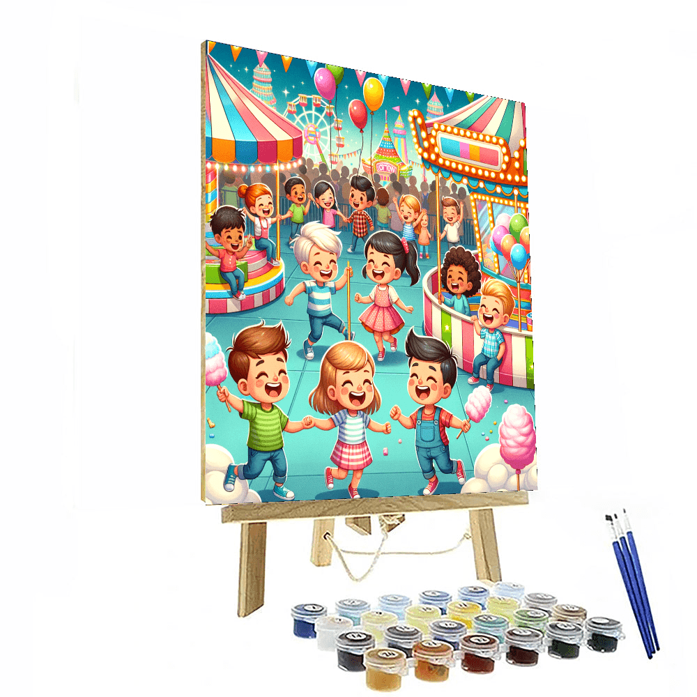 Fun At The Fairgrounds Paint By Numbers
