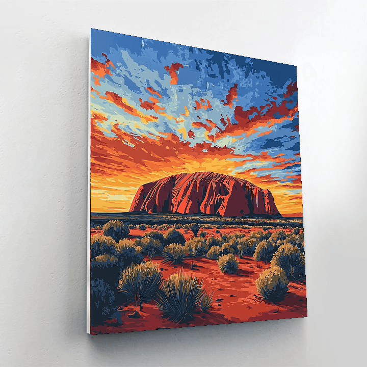 Ayers Rock Paint By Numbers Kits