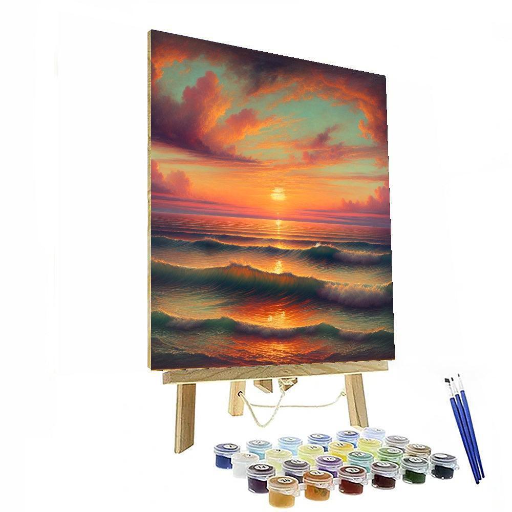 Captivating Sunset Serenade Paint By Color