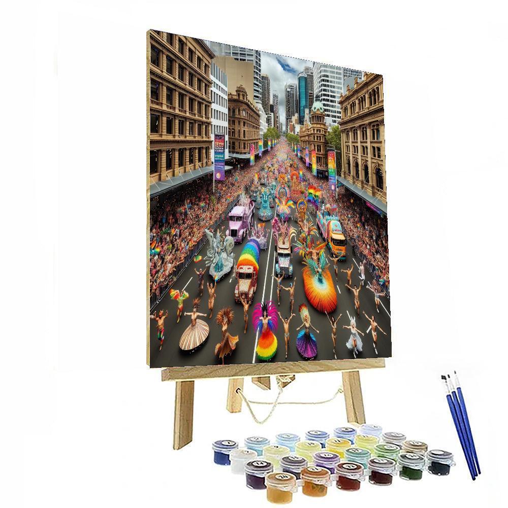 Mardi Gras - Sydney Painting By Numbers Kit