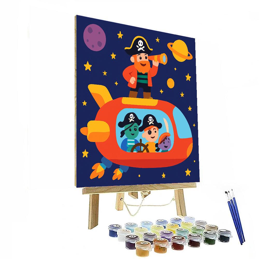 Space Pirate Odyssey Numbered Painting Kits