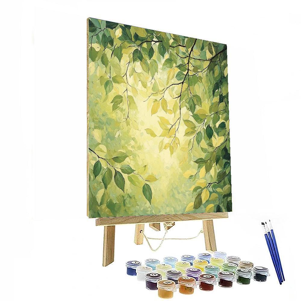 Leonardo Da Vinci Inspired Dreamy Canopy  Paint By Number