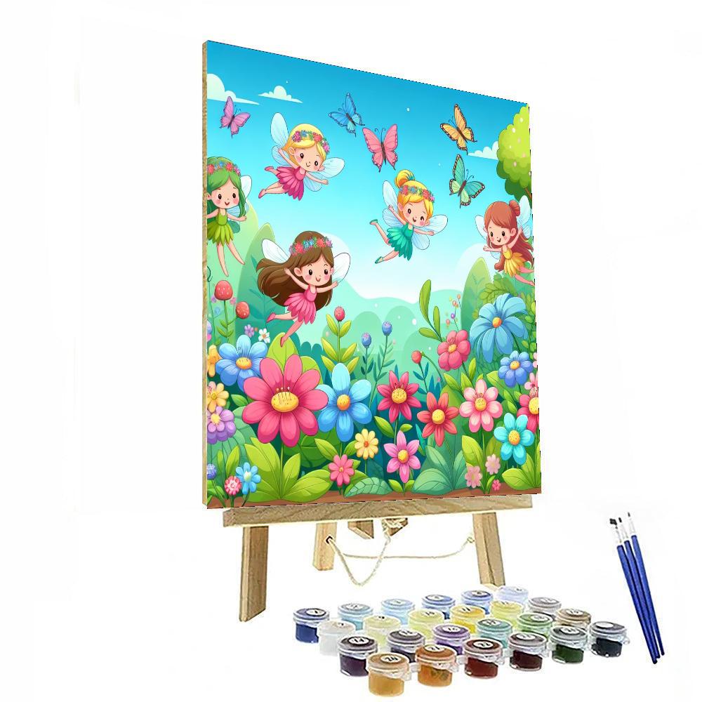 Garden Fairy Tales DIY Paint By Numbers