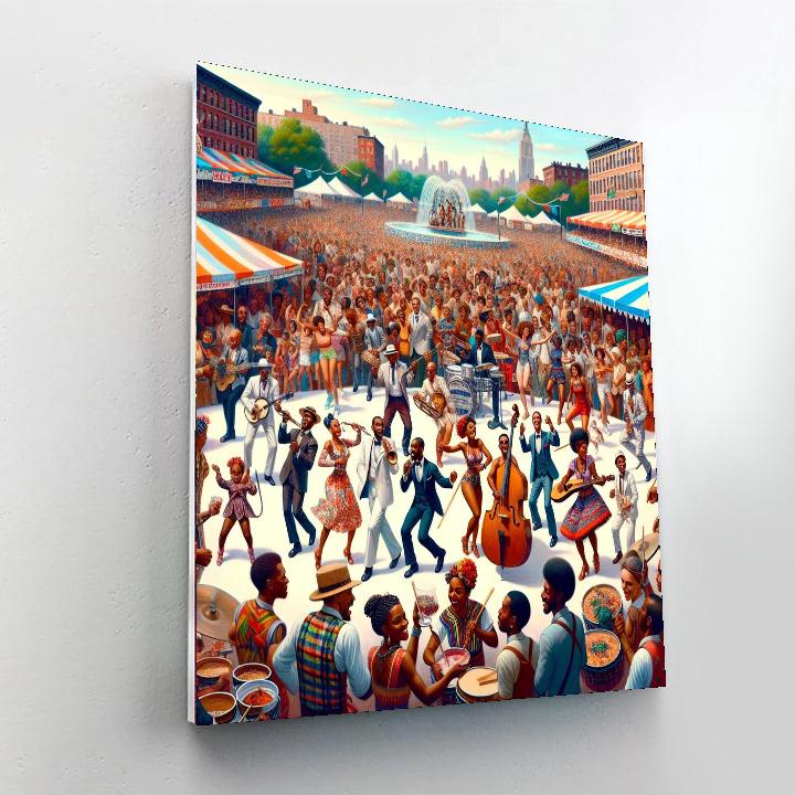 Harlem Renaissance Festival - Usa Paint By Color