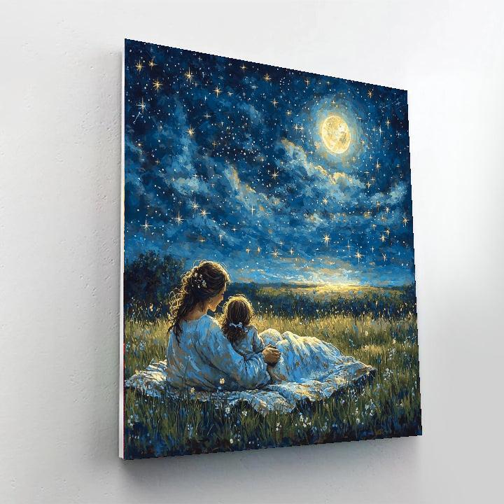 Stargazing Together DIY Paint By Numbers