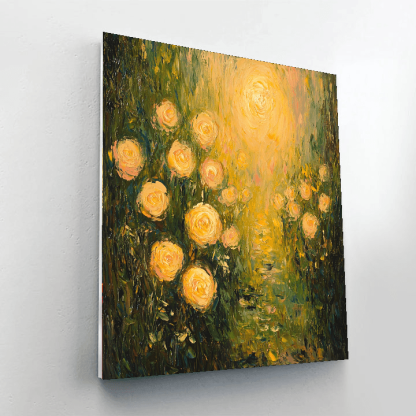 Pierre-Auguste Renoir Inspired Golden Hour Blooms  Paint By Numbers Kits