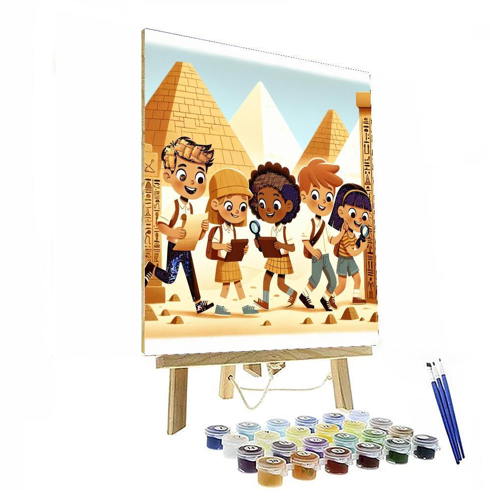 Ancient Egyptian Exploration Paint By Color