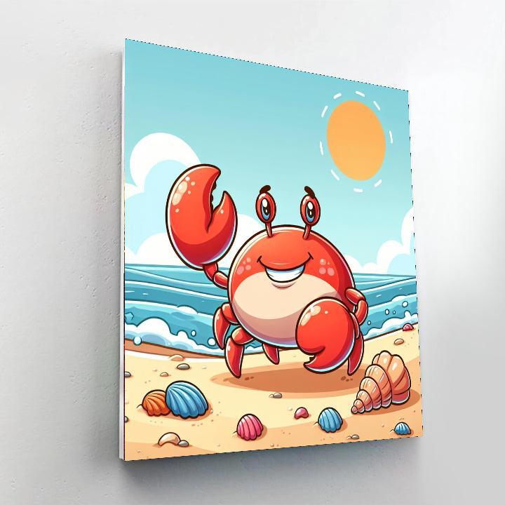 Jolly Crab Paint By Numbers Art