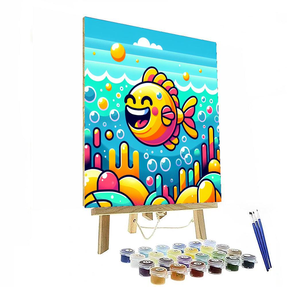 Giggling Fish Painting By Numbers Kit