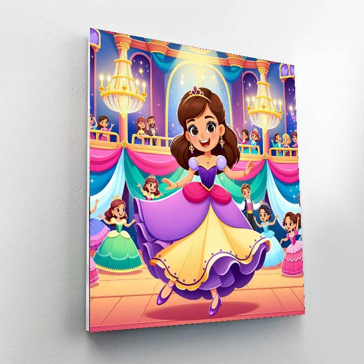 Magical Princess Ball Painting By Numbers Kit