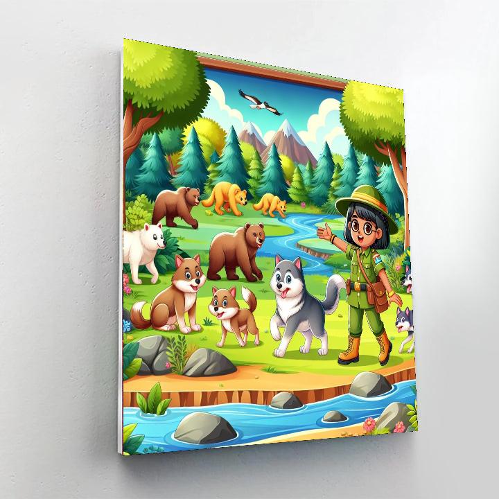 Wildlife Habitat Protector DIY Paint By Numbers