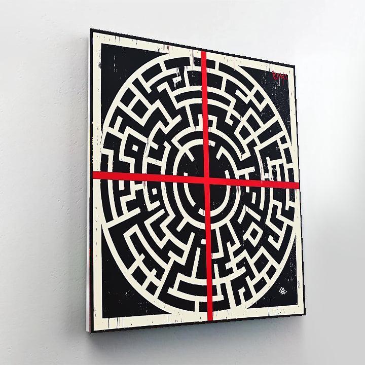 Banksy Inspired Illusion Of Choice  Paint By Number