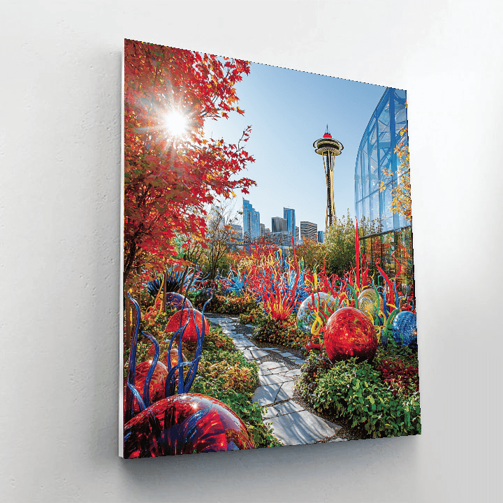 Chihuly Garden And Glass - Seattle Painting Number Kit