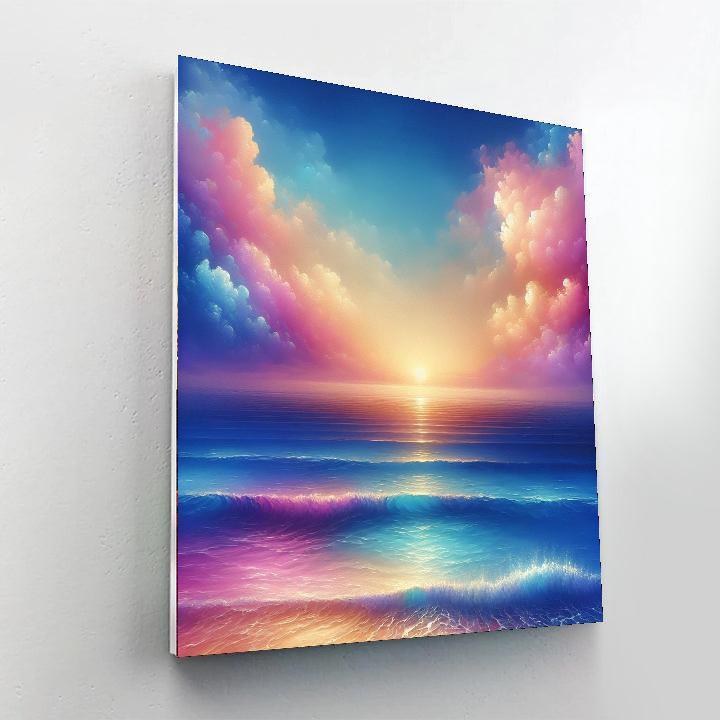 Ethereal Ocean Horizon Paint By Number