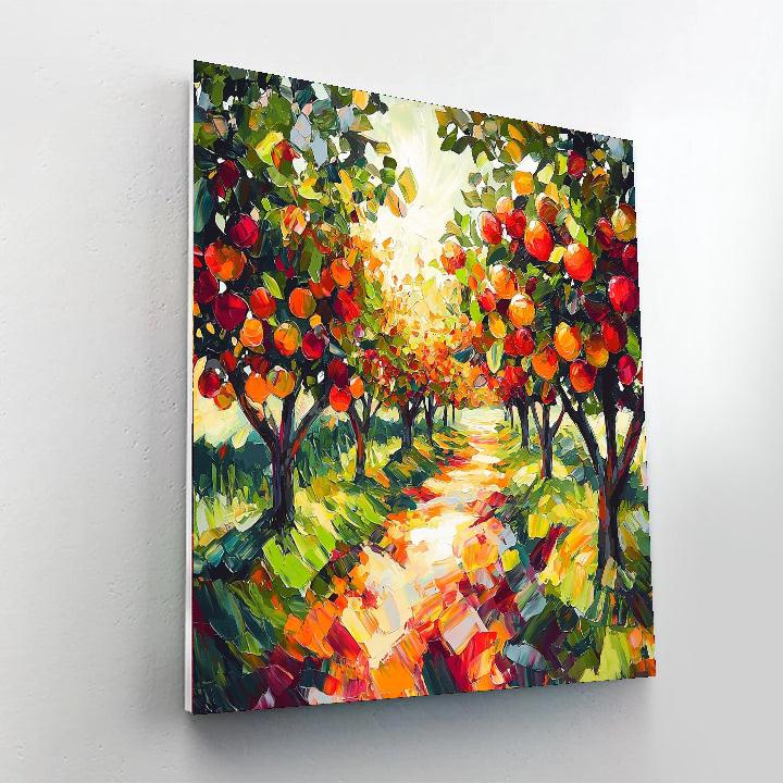 Paul Cézanne Inspired Vibrant Orchard Dreams  Paint By Numbers Kits