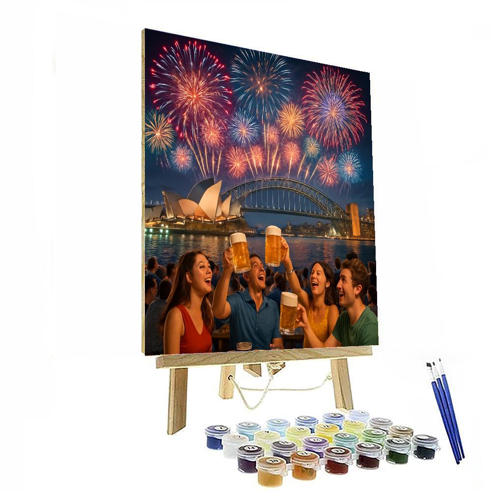 New Year's Eve Celebration - Sydney Paint By Numbers Kits
