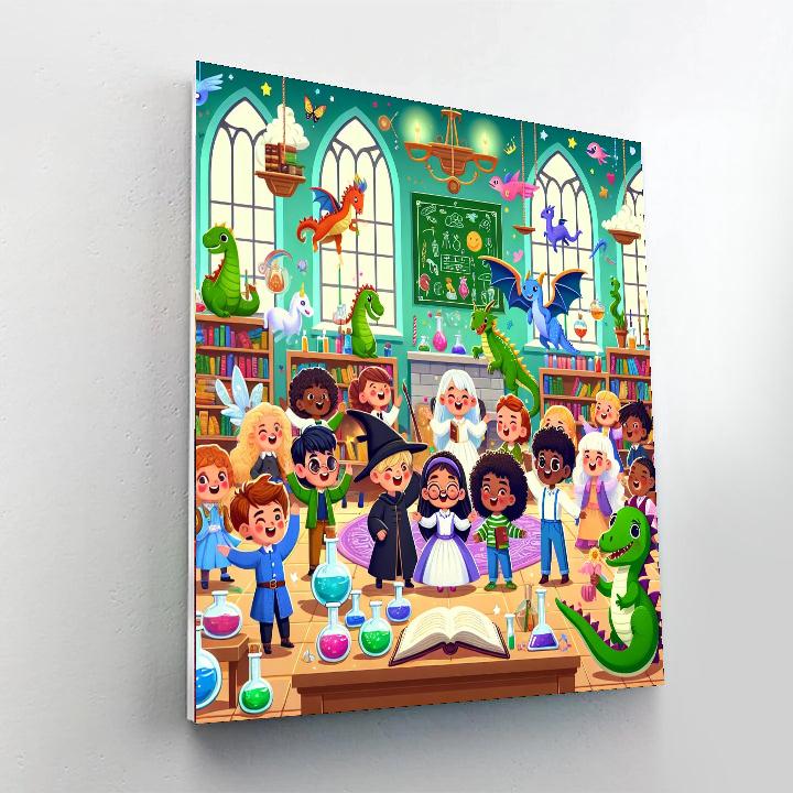 Magical Creature Academy Painting By Numbers Kit