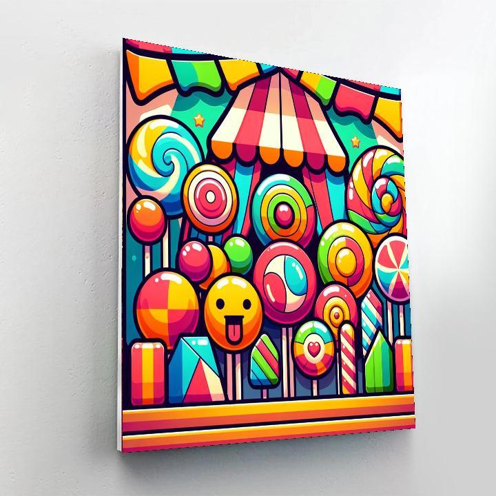 Colorful Candy Carnival Numbered Painting Kits