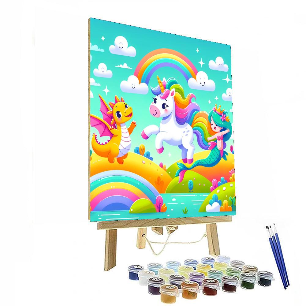 Enchanting Magical Creatures Painting Number Kit