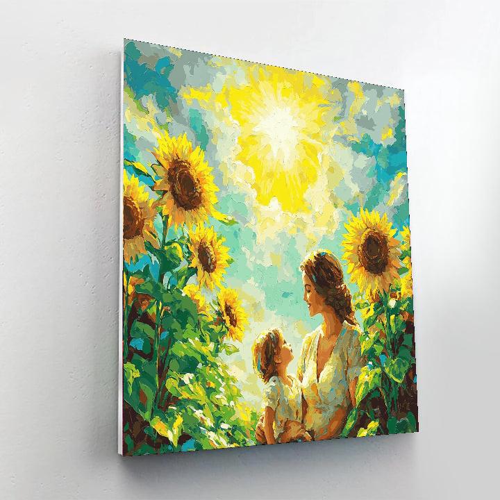 Sunflower Hug Paint By Numbers Kits
