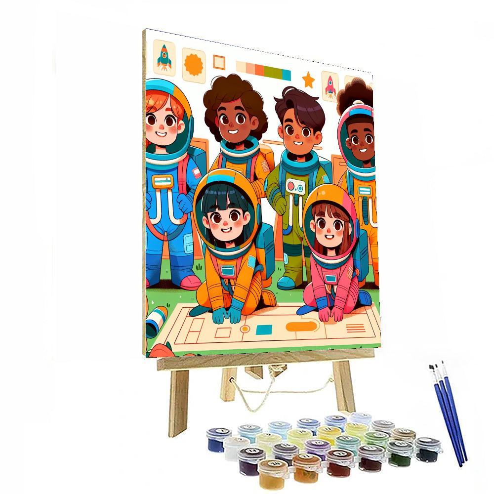 Astronaut Training Paint By Numbers Art