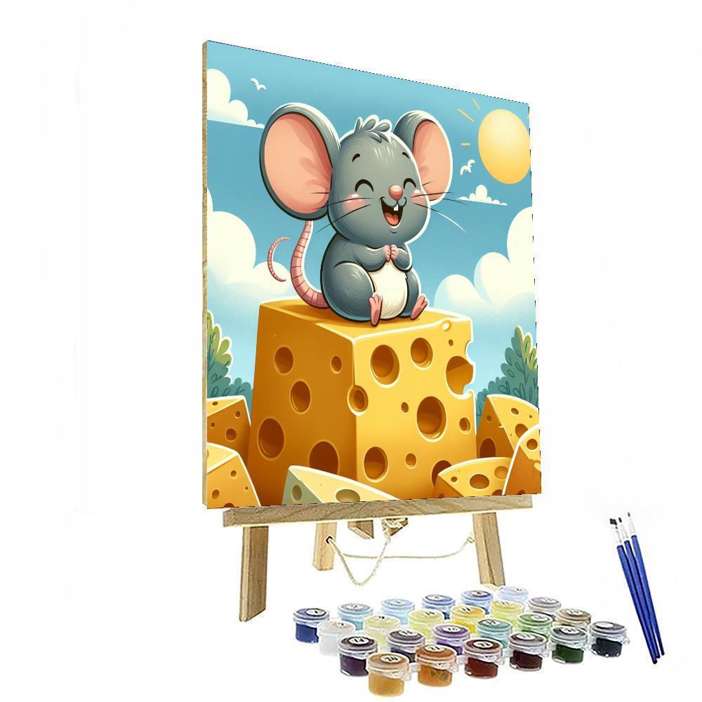 Joyful Little Mouse Paint By Color