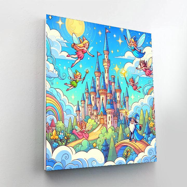 Cheerful Magical Kingdom Paint By Number