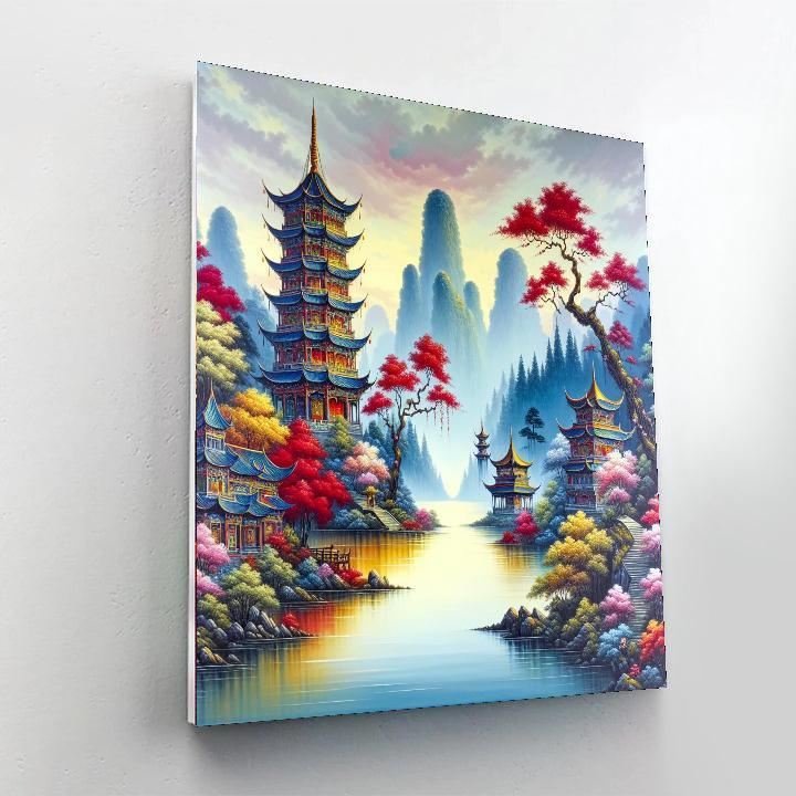 Mystical Eastern Medley DIY Paint By Numbers