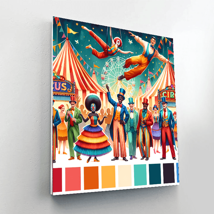 Magical Circus Fun Paint By Numbers Kits