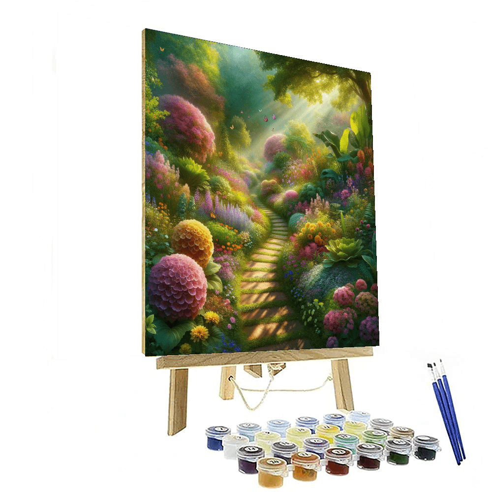 Enchanting Garden Pathway - DIY Painting By Numbers Kit – Artistry Rack