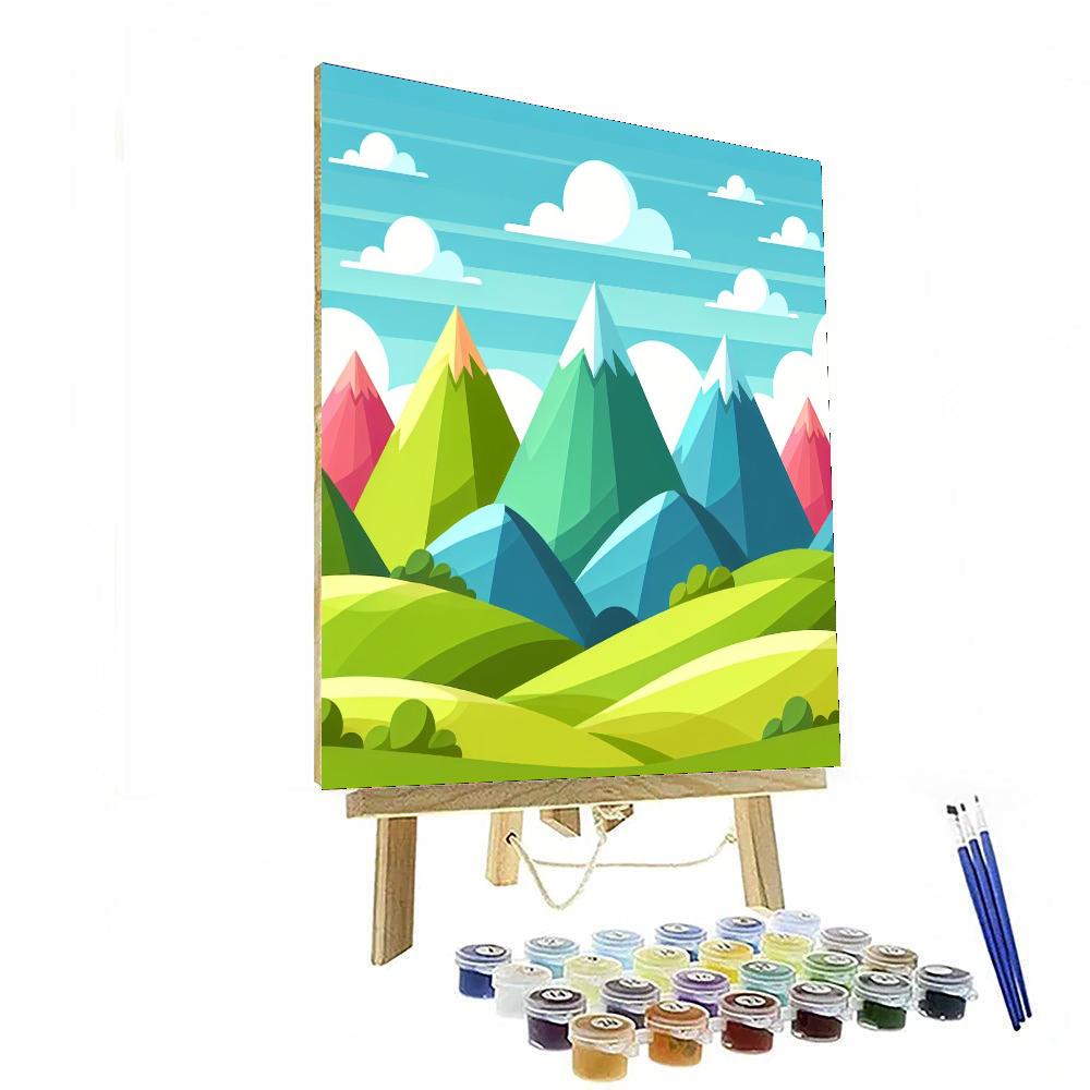 Mystic Mountain Numbered Painting Kits