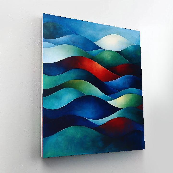 Frida Kahlo Inspired Ocean Of Emotions  Painting Number Kit