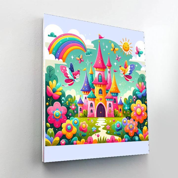 Dazzling Fantasy Castle Paint By Number