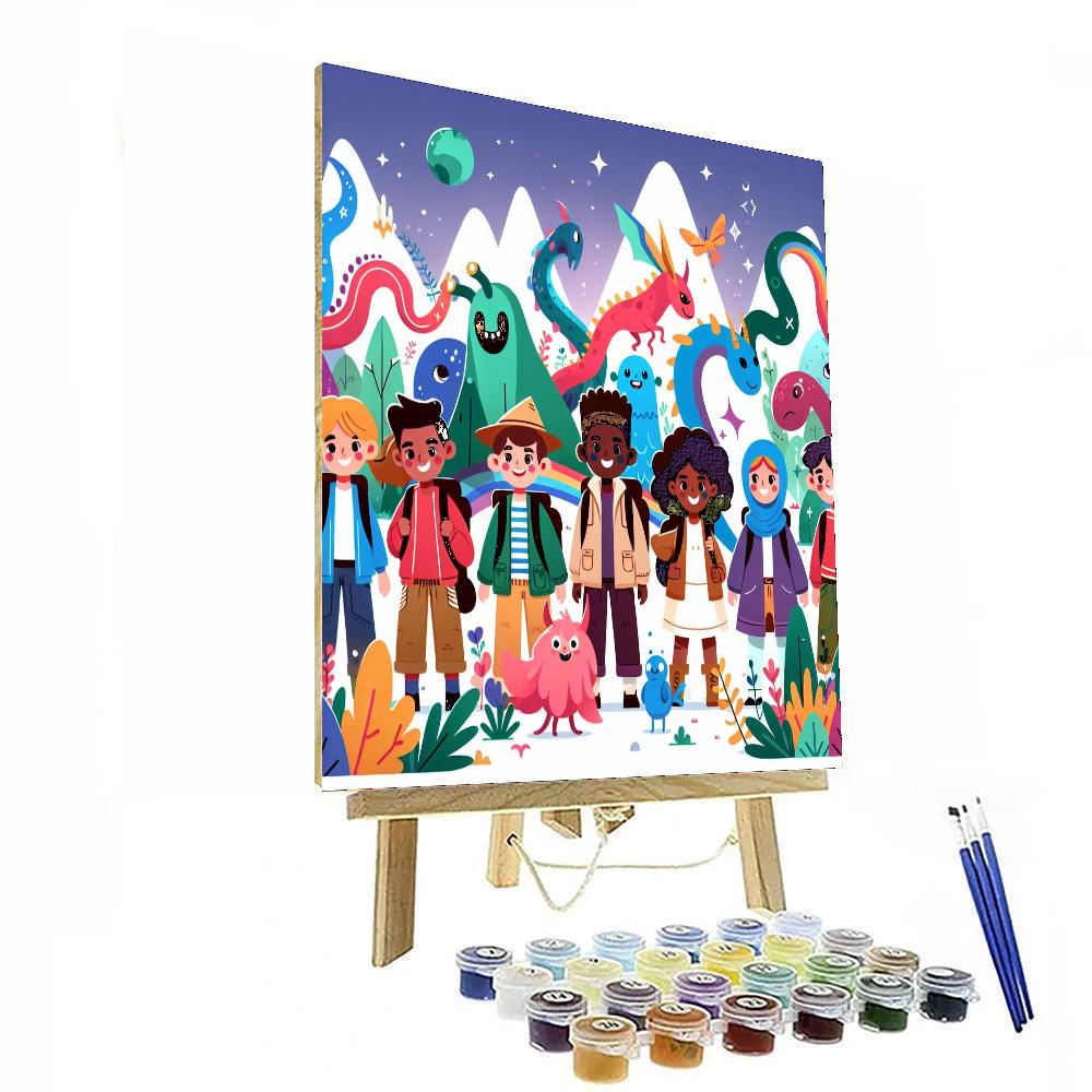 Mystical Creature Expedition Painting Number Kit