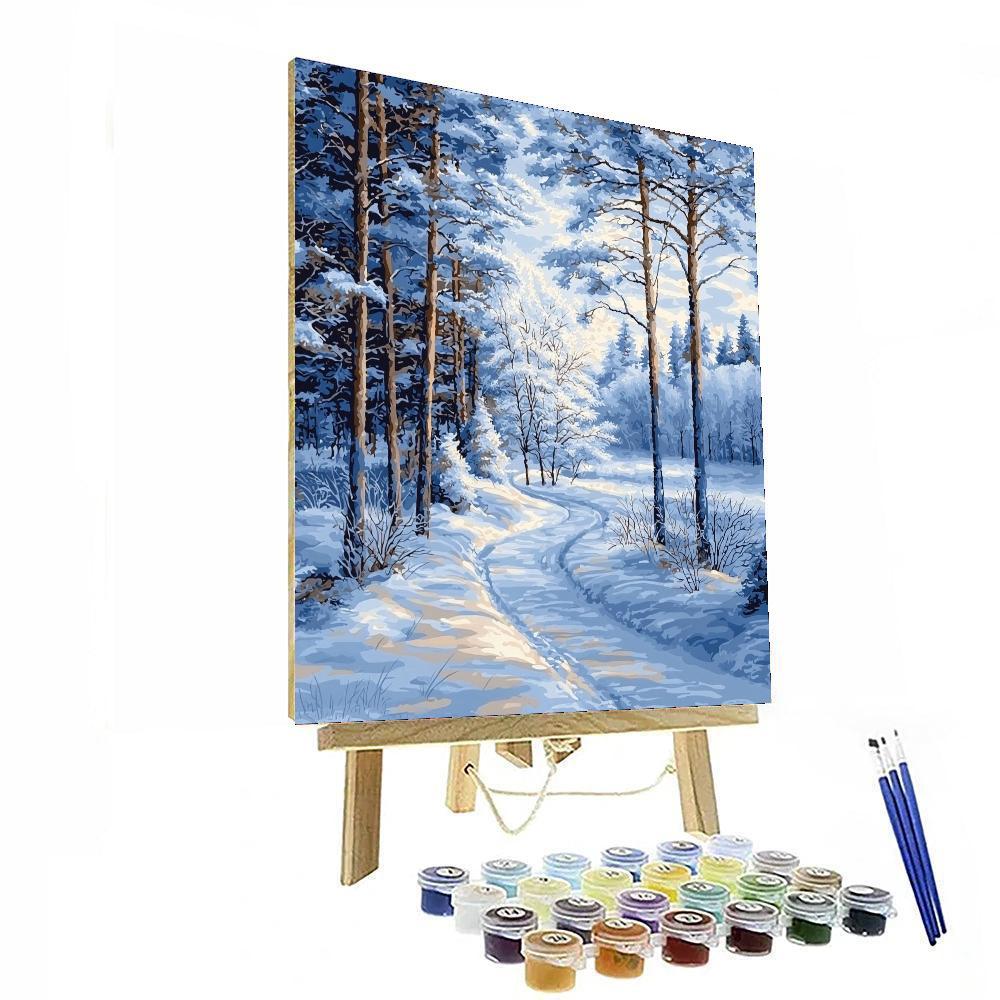 Georges Seurat Inspired Winter Solstice Echo  Numbered Painting Kits
