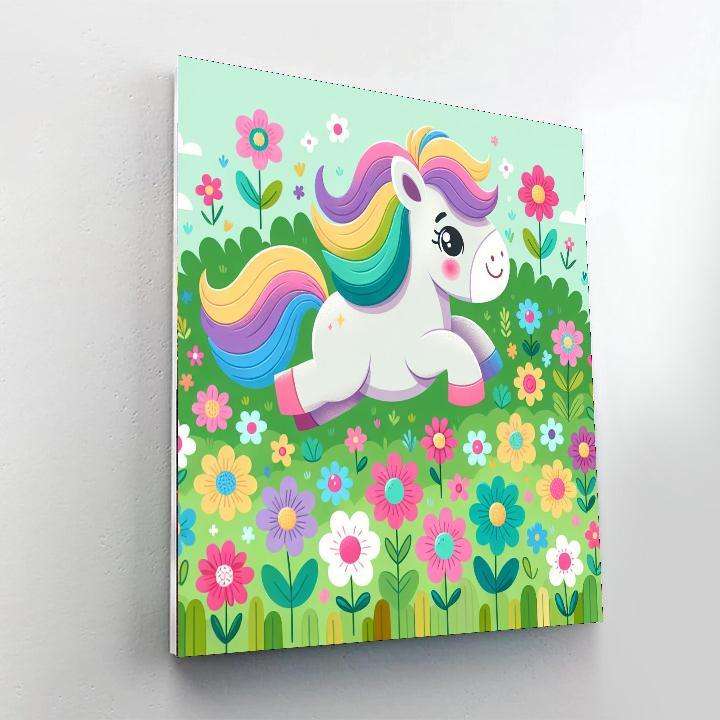 Bouncy Pony DIY Paint By Numbers