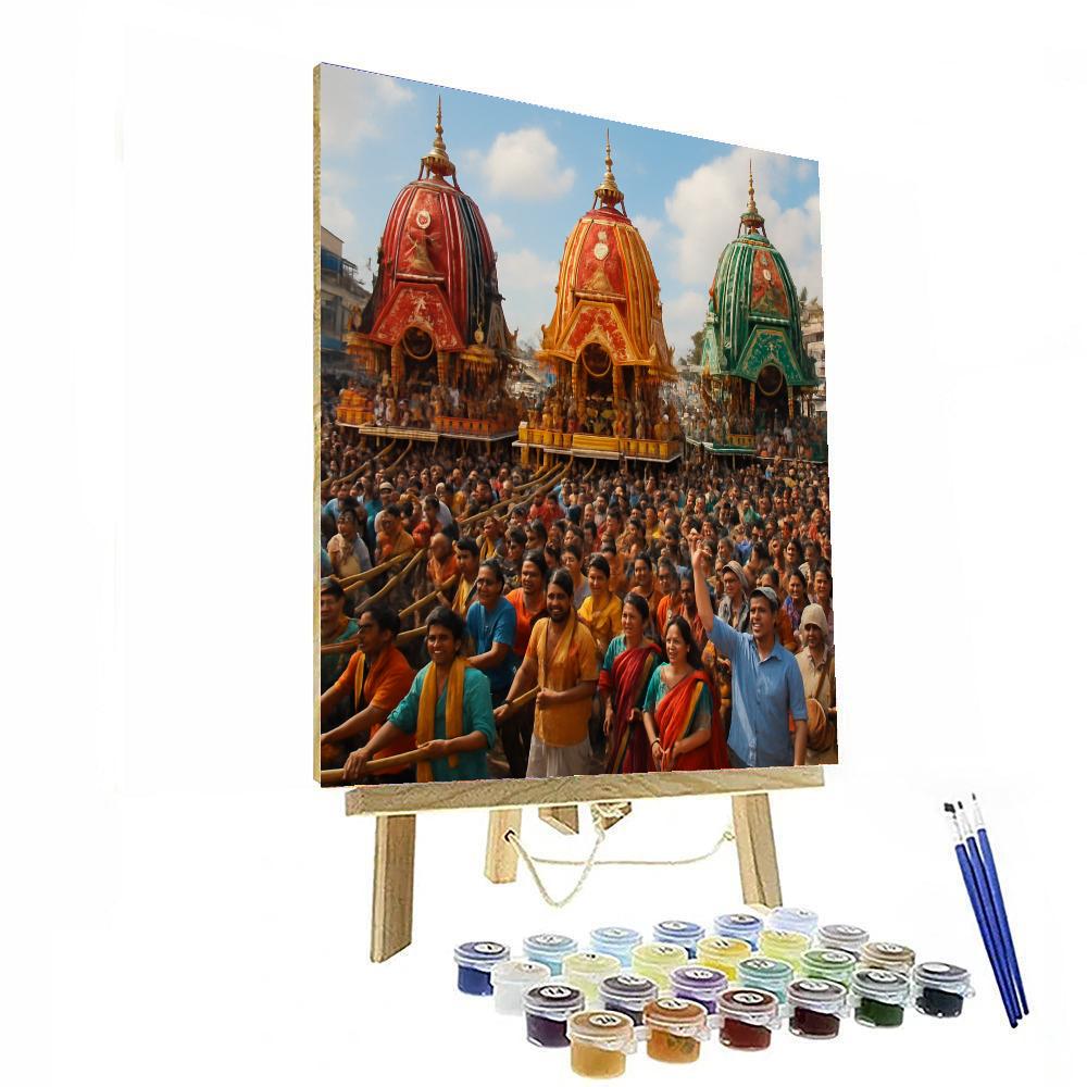 Rathayatra DIY Paint By Numbers