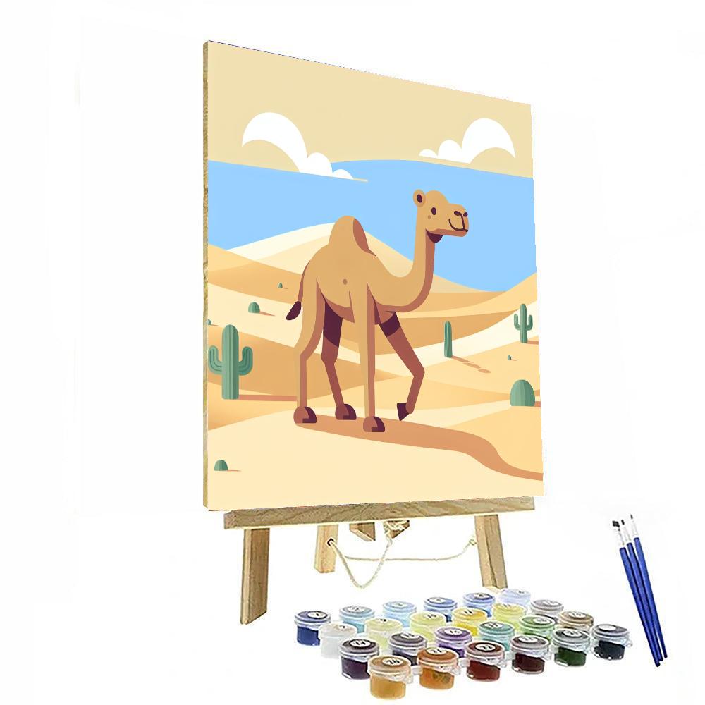 Desert Camel Trek Painting By Numbers Kit