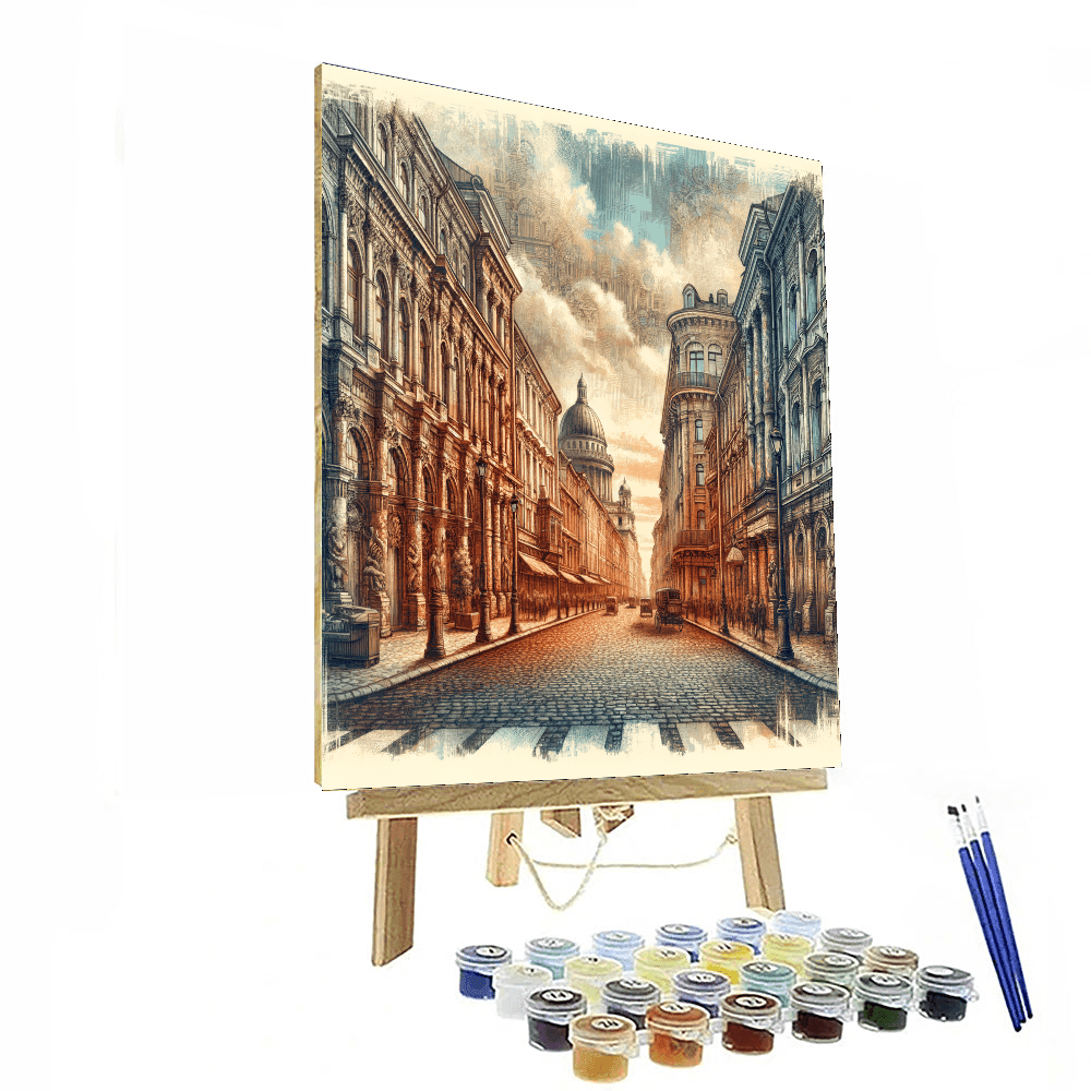 Historic City Street Vibe - DIY Painting By Numbers Kit – Artistry Rack