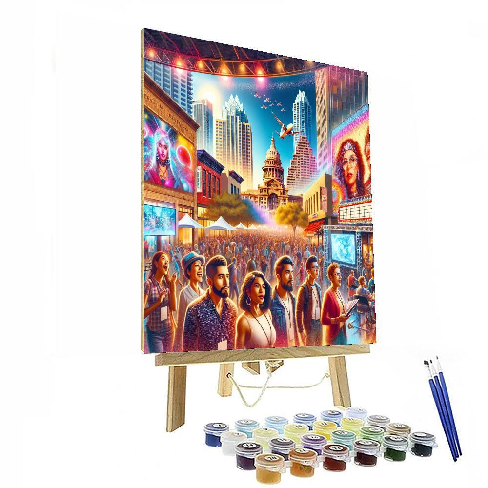 South By Southwest - Usa Number Painting