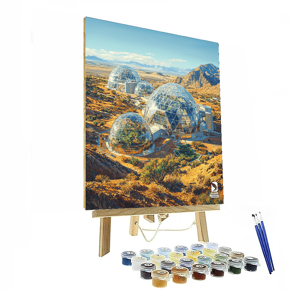 Biosphere 2 - Oracle, Arizona, Usa Numbered Painting Kits