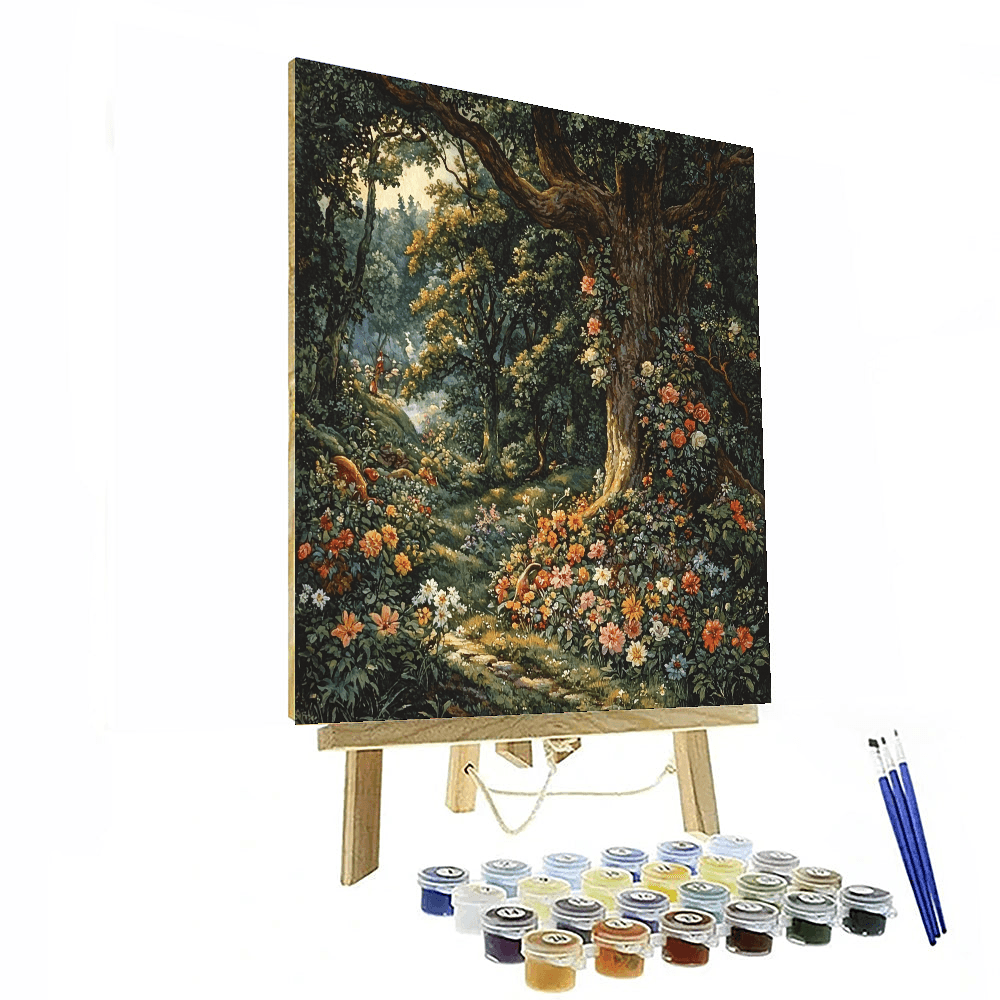 Arthur Rackham Inspired Fantasy Forest Adventures  Paint By Color